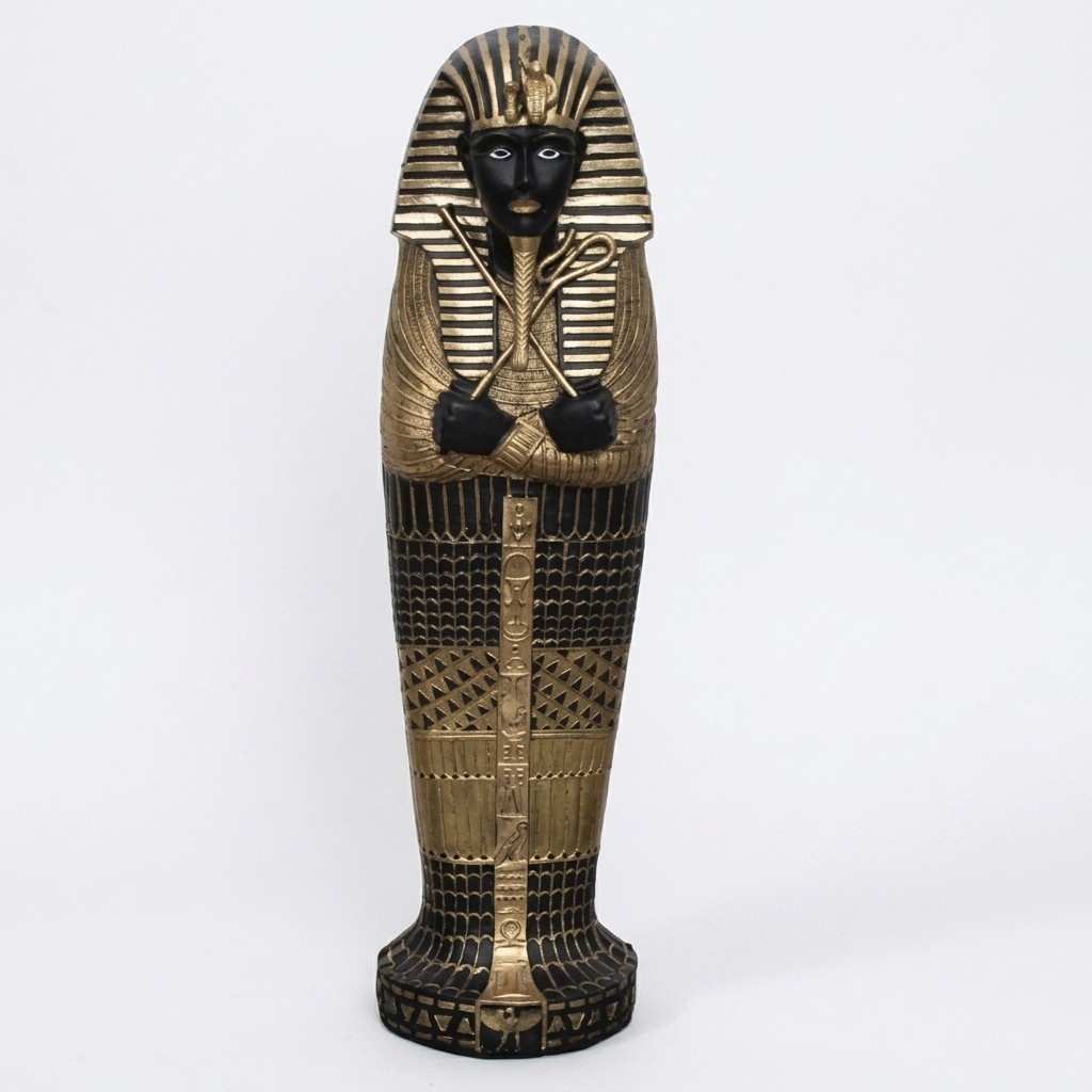 Ägypten Skulptur Tutanchamun Sarkophag Deko Statue Kunststoff Dekoration