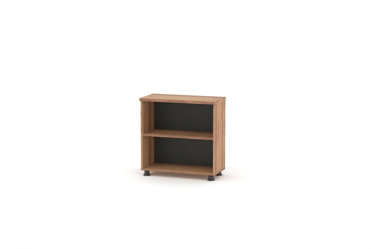 Aktenschrank mit Einlegenboden Arbeitszimmer Braun Einfarbig Modern Stil