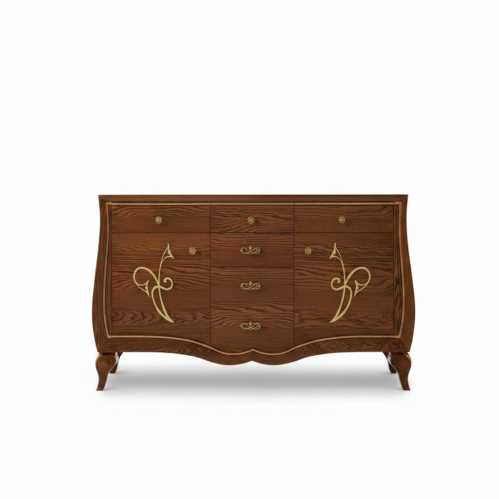 Anrichte Kommode xxl Schrank Luxus Kommoden Schrank Regal Konsole Möbel Neu