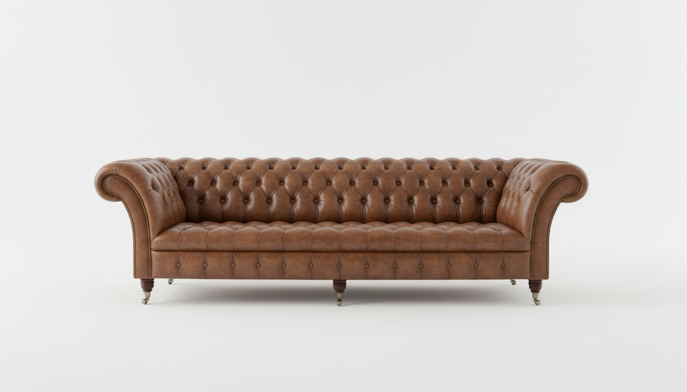 Antik Stil Chesterfield England Polster 4 Sitzer XXL Lounge Club Sofa