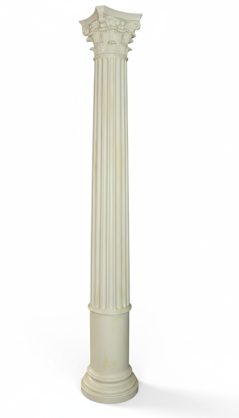 Antik Stil Einrichtung Hotel Lobby Restaurant Säulen Säule XXL 275cm Römer