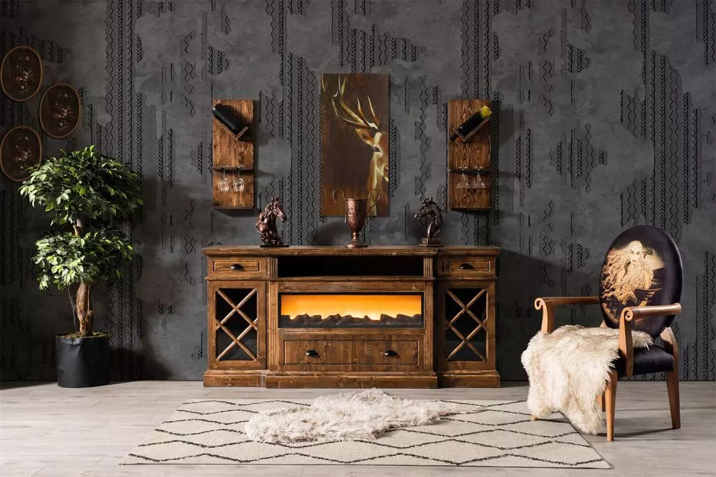 Anrichte Buffet Schrank Esszimmer Anrichten Sideboard Holzkommode