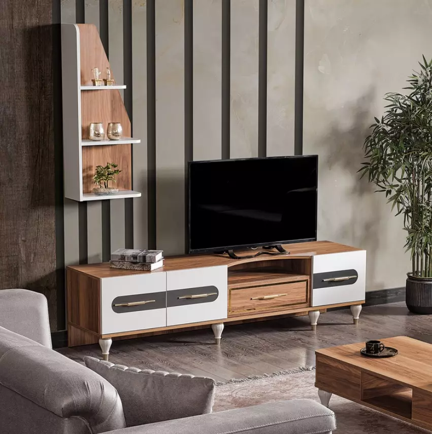 Modern rtv Regal Sideboard Kommode Lowboard Fernseh Ständer Möbel