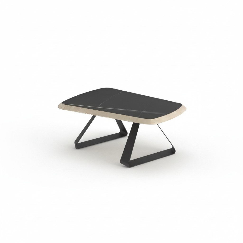 Arbeitszimmer Couchtisch Modernes Design Kaffetisch Braun Holzmöbel Neu