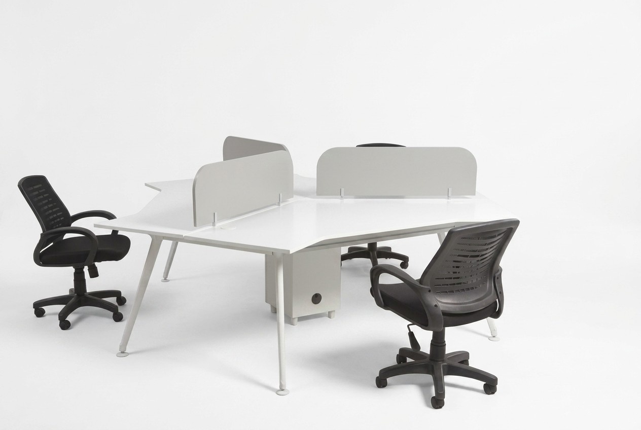 Arbeitszimmer Einrichtung Counter Team Schreibtisch Computertisch Designer Möbel