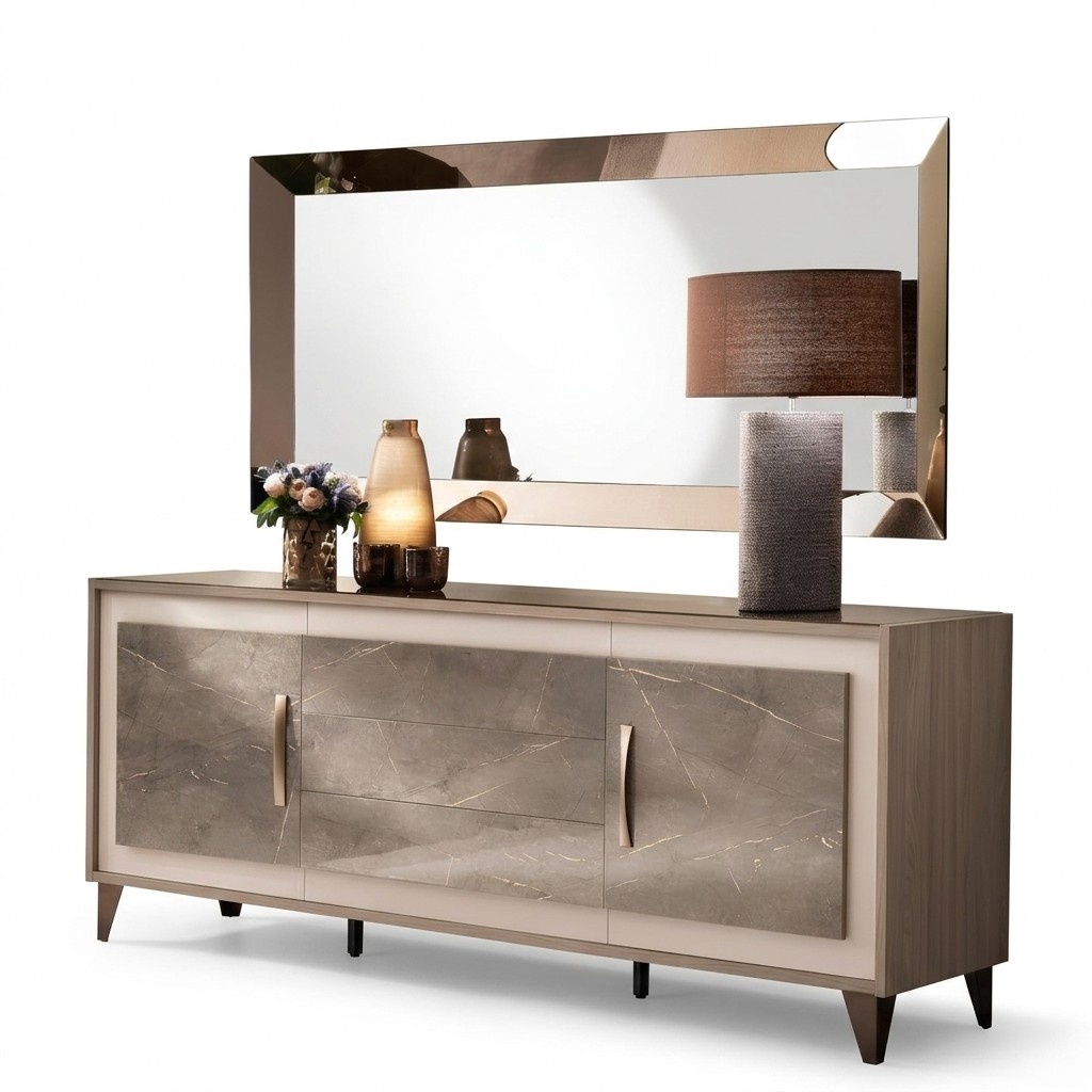 arredoclassic Kommode Anrichte Side Low Board Schrank Wohn Zimmer Regal Luxus