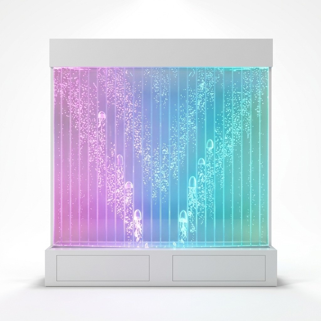 Ausgefallene Ideen Club Wohnzimmer Haus Wasserwand Water Wall Led