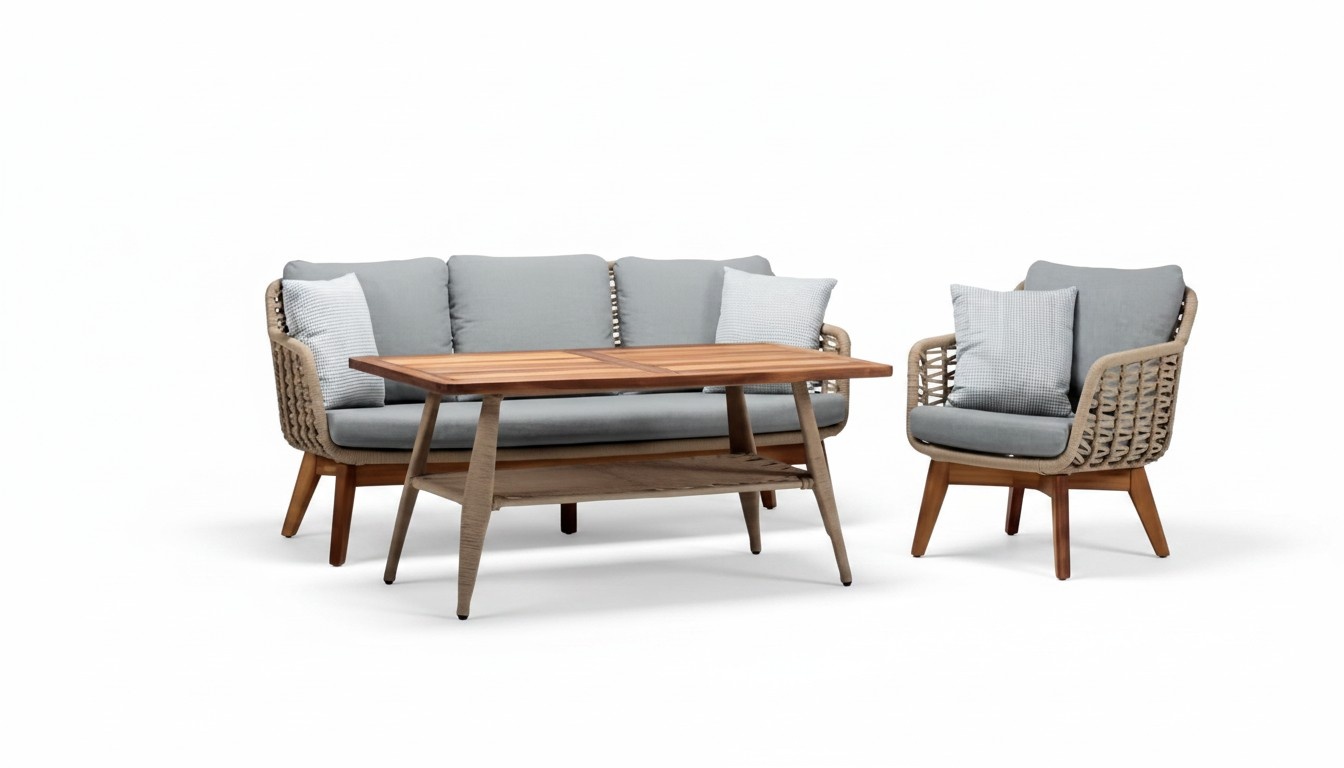 Außenmöbel Garten Möbel Balkonmöbel Terrassenmöbel Sofa Set Couch Rattanmöbel