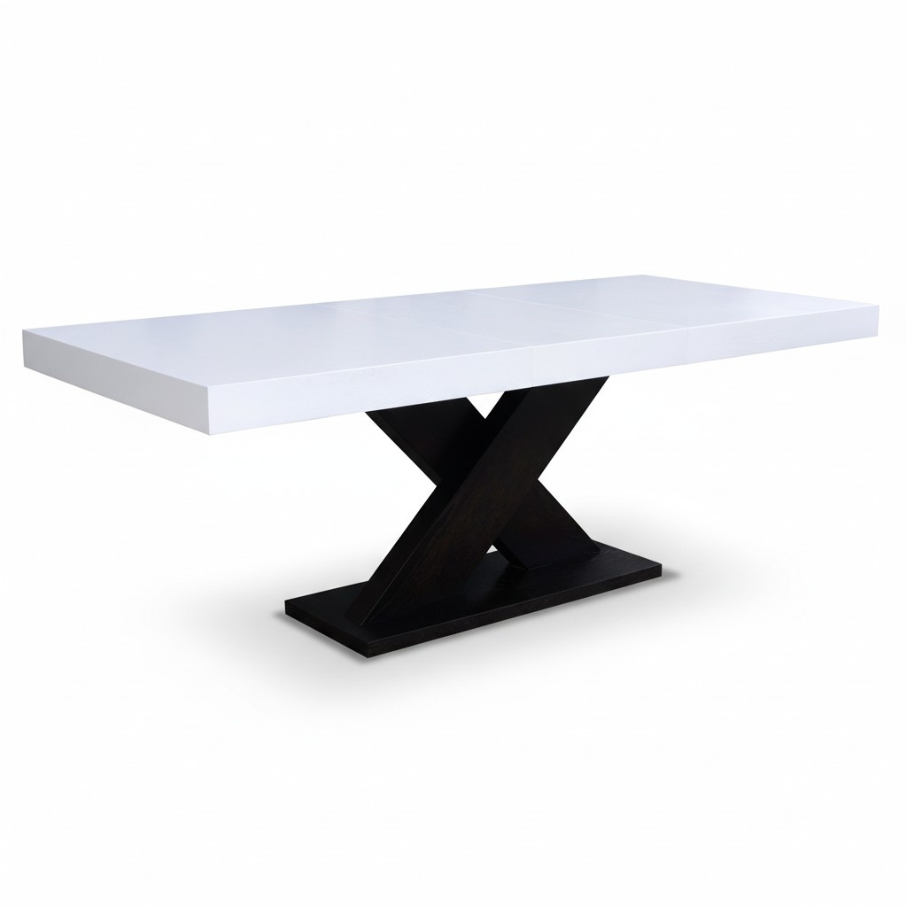 Ausziehbarer Design Holztisch Tisch Ess Wohnzimmer Holz Tische Massiv S5b