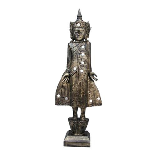 Buddha Deko Figur Statue Skulptur 104 cm Figuren Statuen Skulpturen Neu