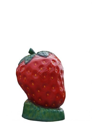 XXL Erdbeere Werbung Aufsteller Figur Garten Dekoration Deko Werbe Laden