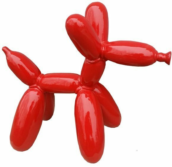 Abstrakte Ballon Hund Deko Figur Statue Skulptur 57cm Figuren Skulpturen