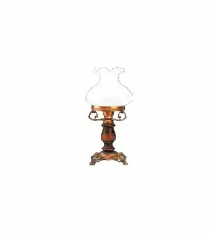 Tischlampe Tischleuchte Lampe Leuchten Luxus Braun Lampen Tisch Glas