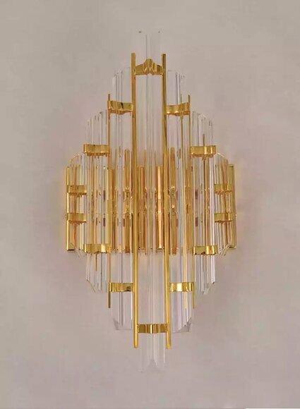 Wandleuchte Design Flur Lampen WohnZimmer Luxus neu gold