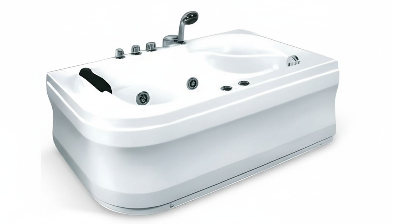 Bad Luxuswanne Whirlpool Badewanne Wellnesswanne Freistehende Wanne 130x80 cm