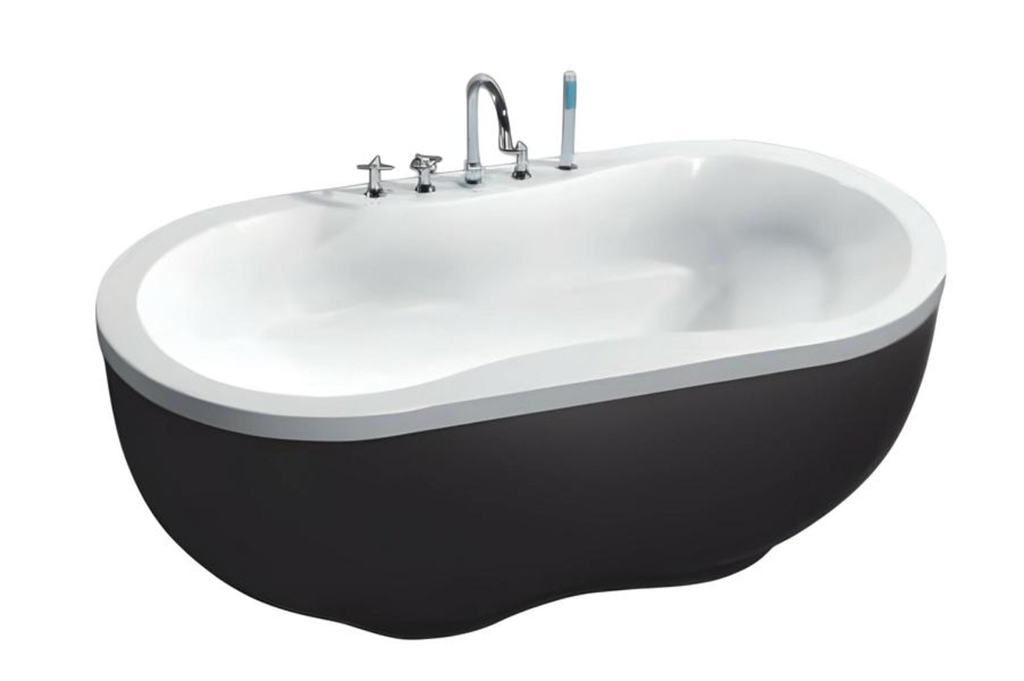 Badewanne Luxuswanne Wellnesswanne Acrylwanne Komfortwanne Wanne 165x85 cm