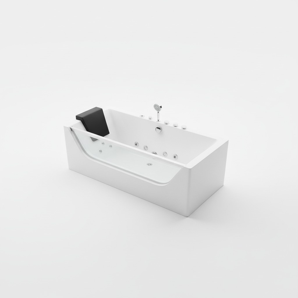 Badewanne Whirlpool Wanne Sprudel Massagedüsen Wellness Komfort