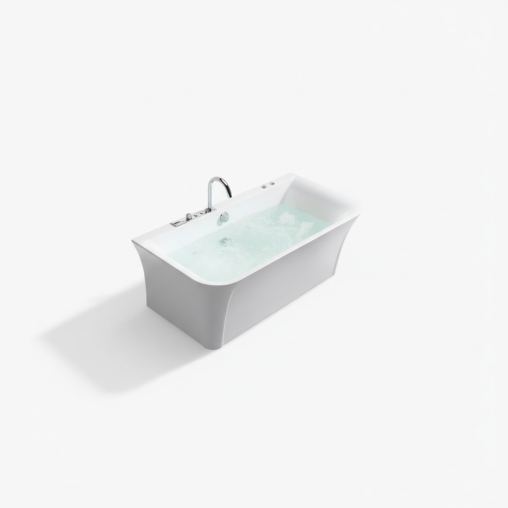 Badewanne Whirlwanne Indoor Whirlpool Home Spa Weiß Wanne
