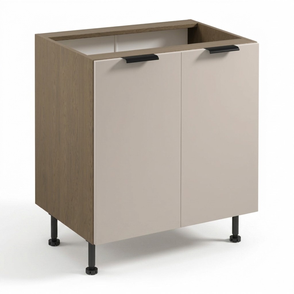 Basis-Unterschrank Küchenschrank Standunterschrank Regalschrank Holz