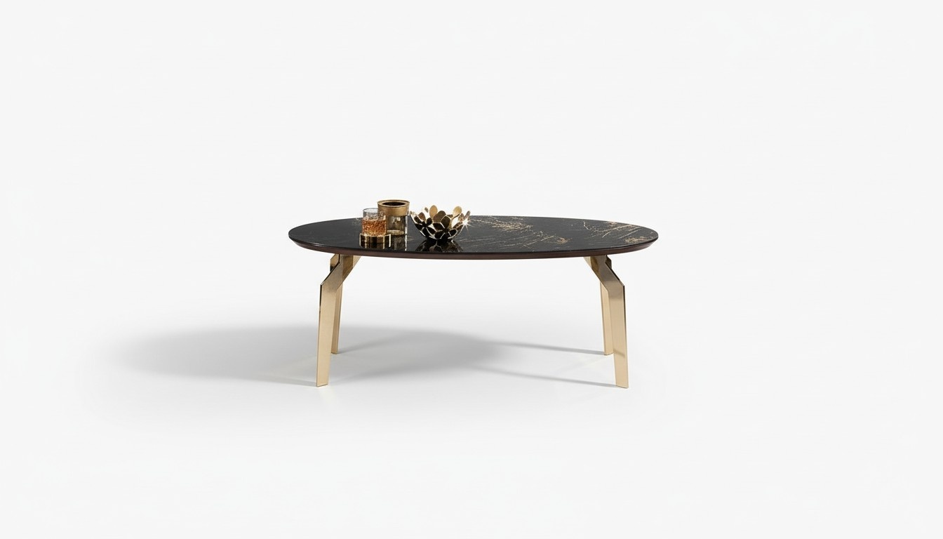 Beistelltisch Designer Tisch Wohnzimmertisch Tische Oval Couchtisch Kaffeetisch