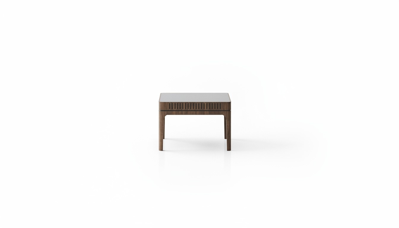 Beistelltisch Holz Braun Elegant Modern