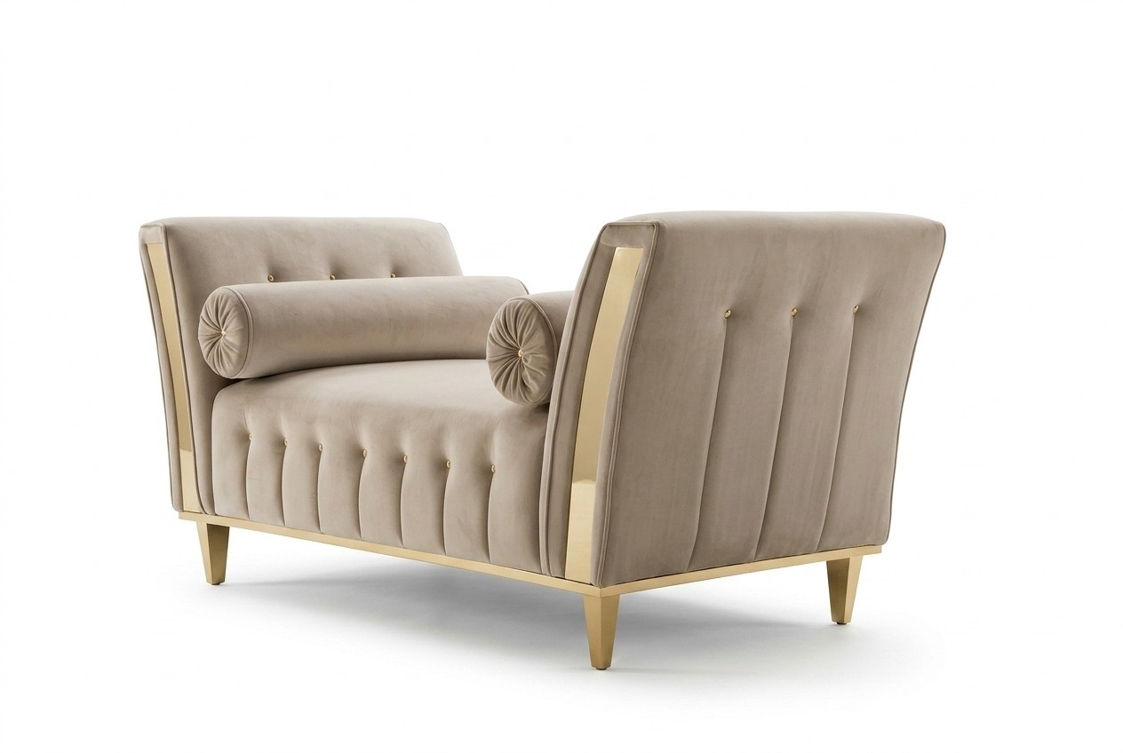 Bench Hocker Fußhocker Beistellhocker Ottomane Chaiselounge Sitzbank Ottoman Neu