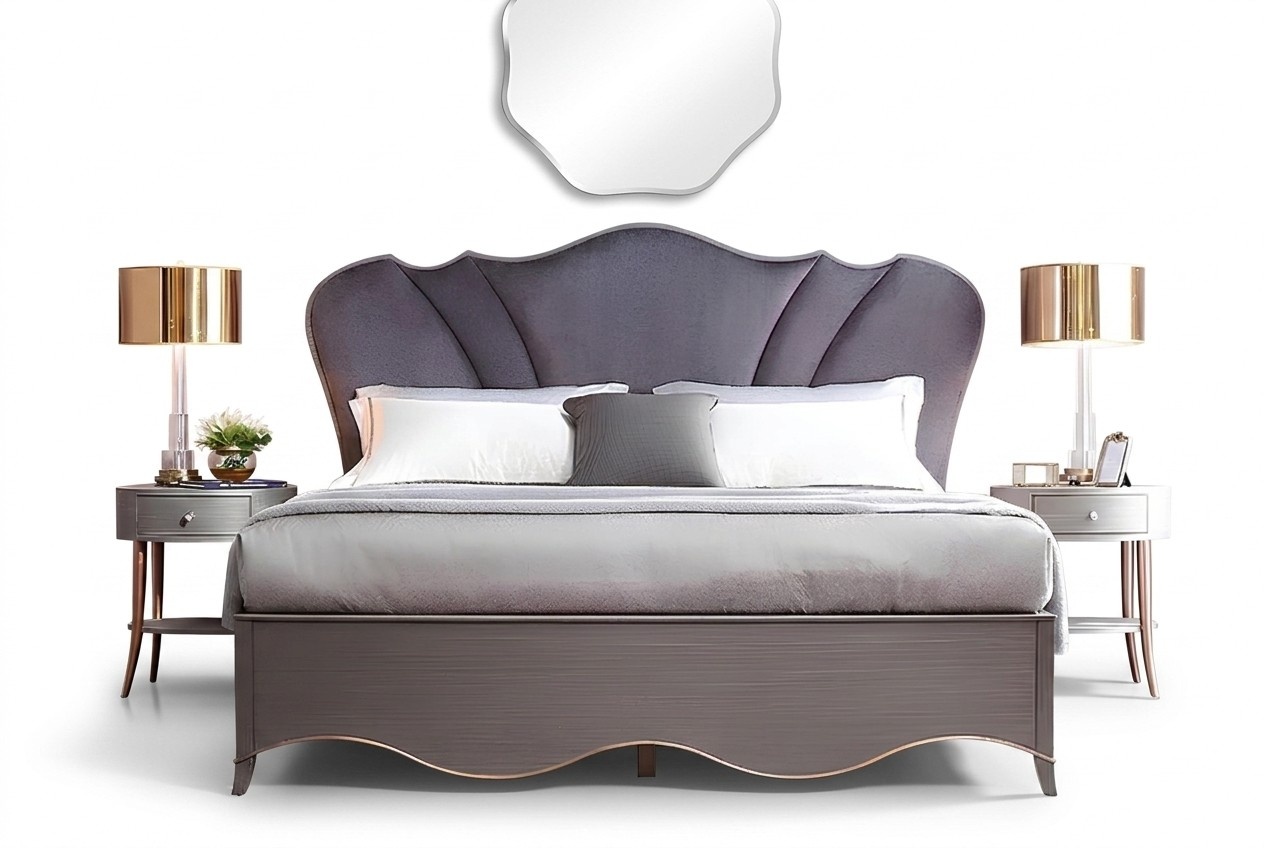 Bett 2x Nachttisch 3tlg. Schlafzimmer Set Betten neu Luxus Klassische