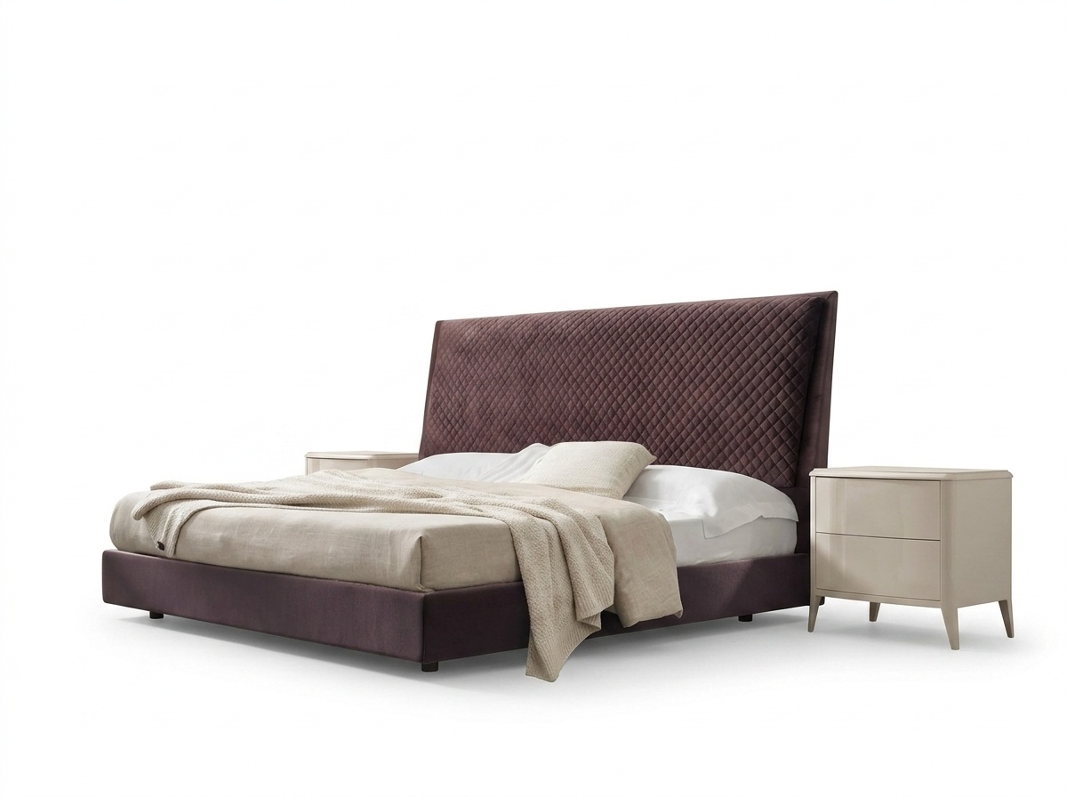 Bett + 2x Nachttisch 3 tlg. Schlafzimmer Set Design Modern Luxus Italy Möbel neu