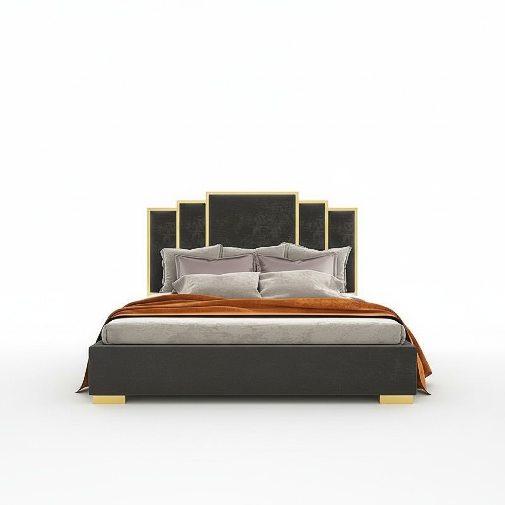 Bett 2x Nachttisch 3 tlg Schlafzimmerset Design Modern Luxus Nachttische