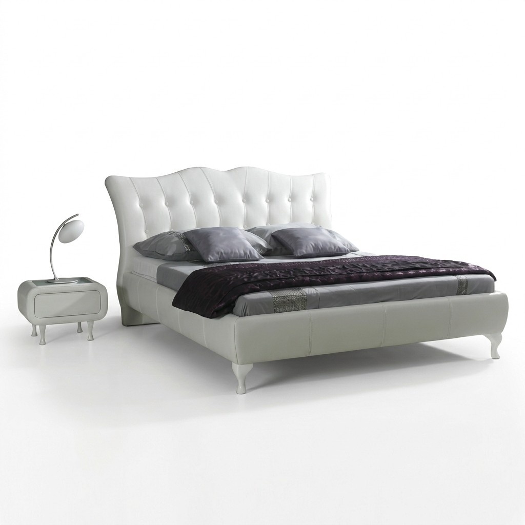 Bett Chesterfield Polsterbett Luxus Doppel Schlafzimmer Designbett Betten Neu
