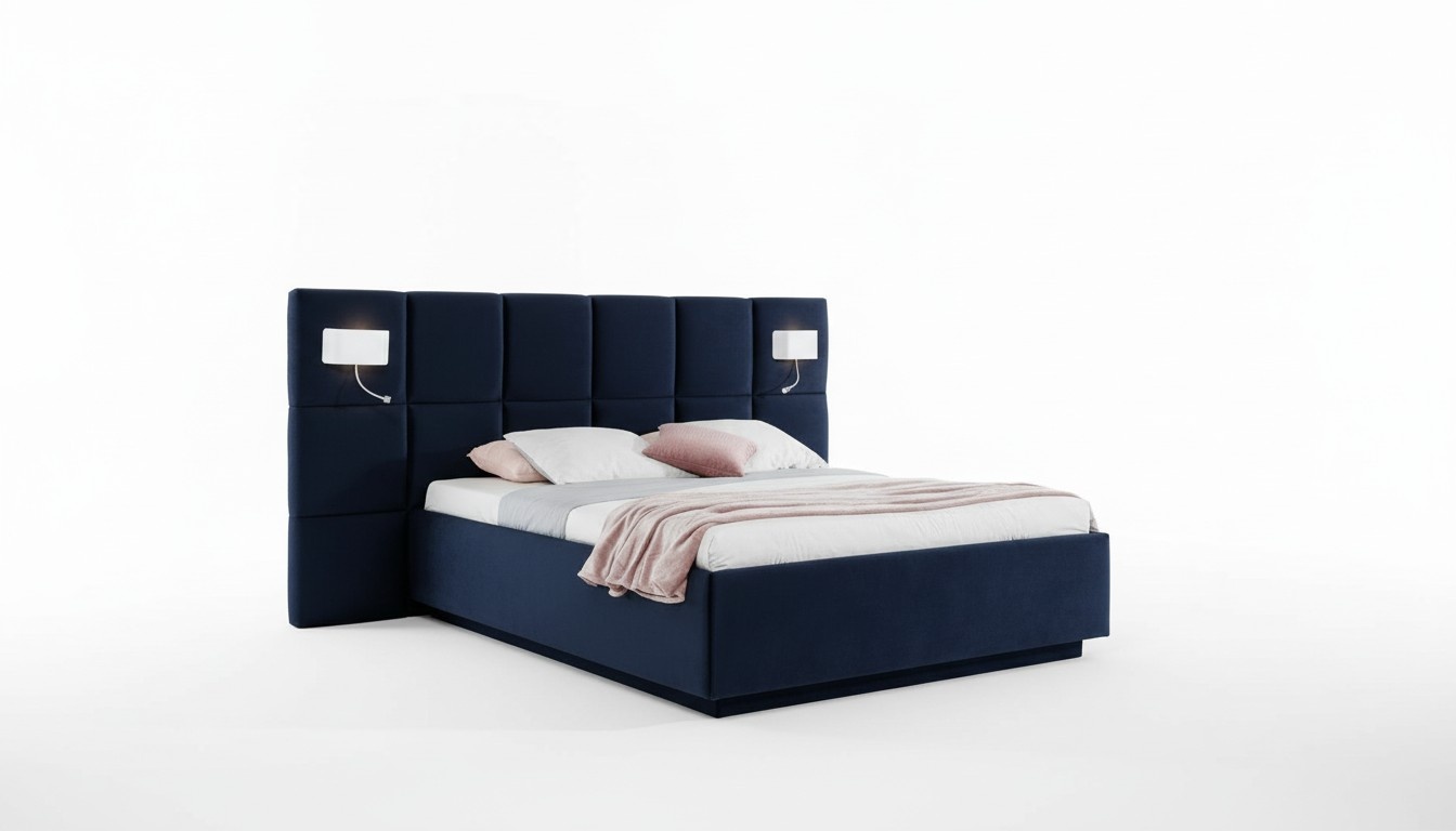 Bett Design Hotel Doppel Bett Schlafzimmer Polster Luxus Betten 180x200cm Textil