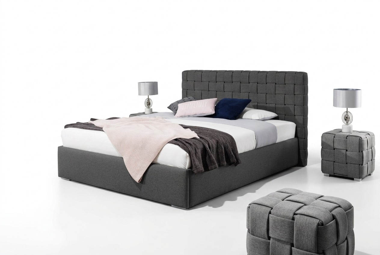 Bett Design Luxus Luxus Betten Textil Modernes Schlafzimmer 140/160/180