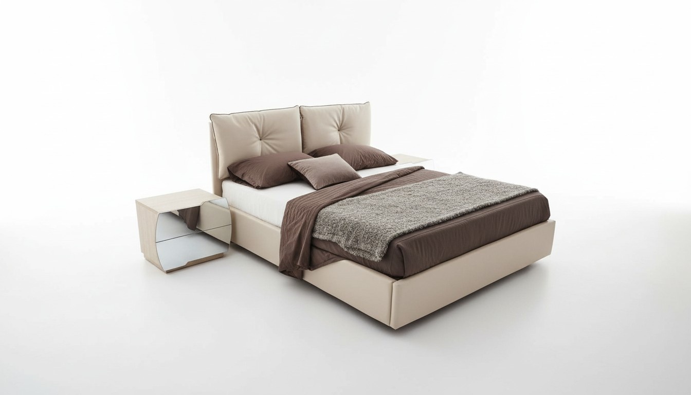 Bett Doppel Betten Möbel Einrichtung Bettgestelle Schlafzimmer Modern Luxus Neu