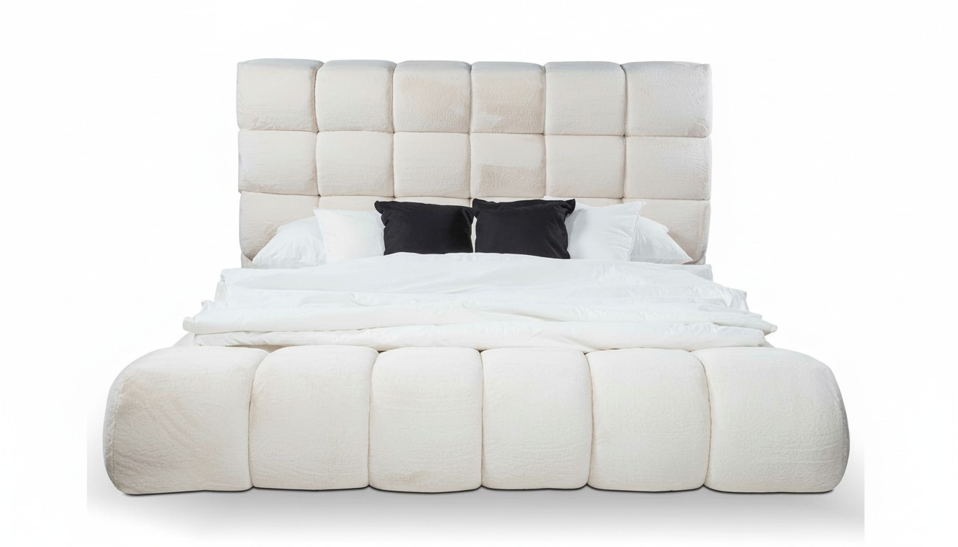 Bett Doppelbetten Modern Bettgestell Luxus Design Bettrahmen Holz Neu