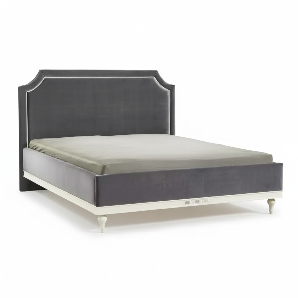 Bett Hotel Doppelbett Königliches Luxus Betten im Schlafzimmer