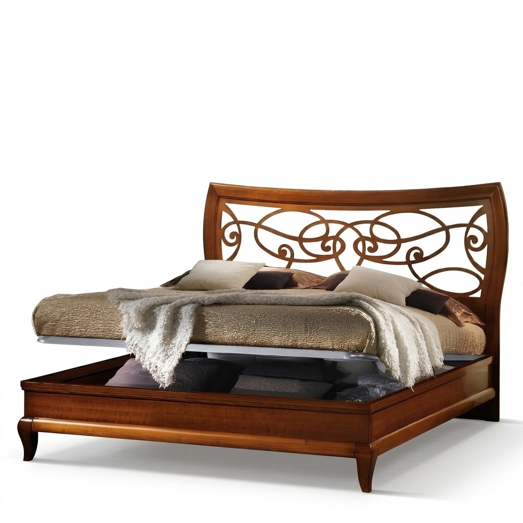 Bett Luxus Schlafzimmer Doppelbett Holz Polster Betten Doppel Bettrahmen
