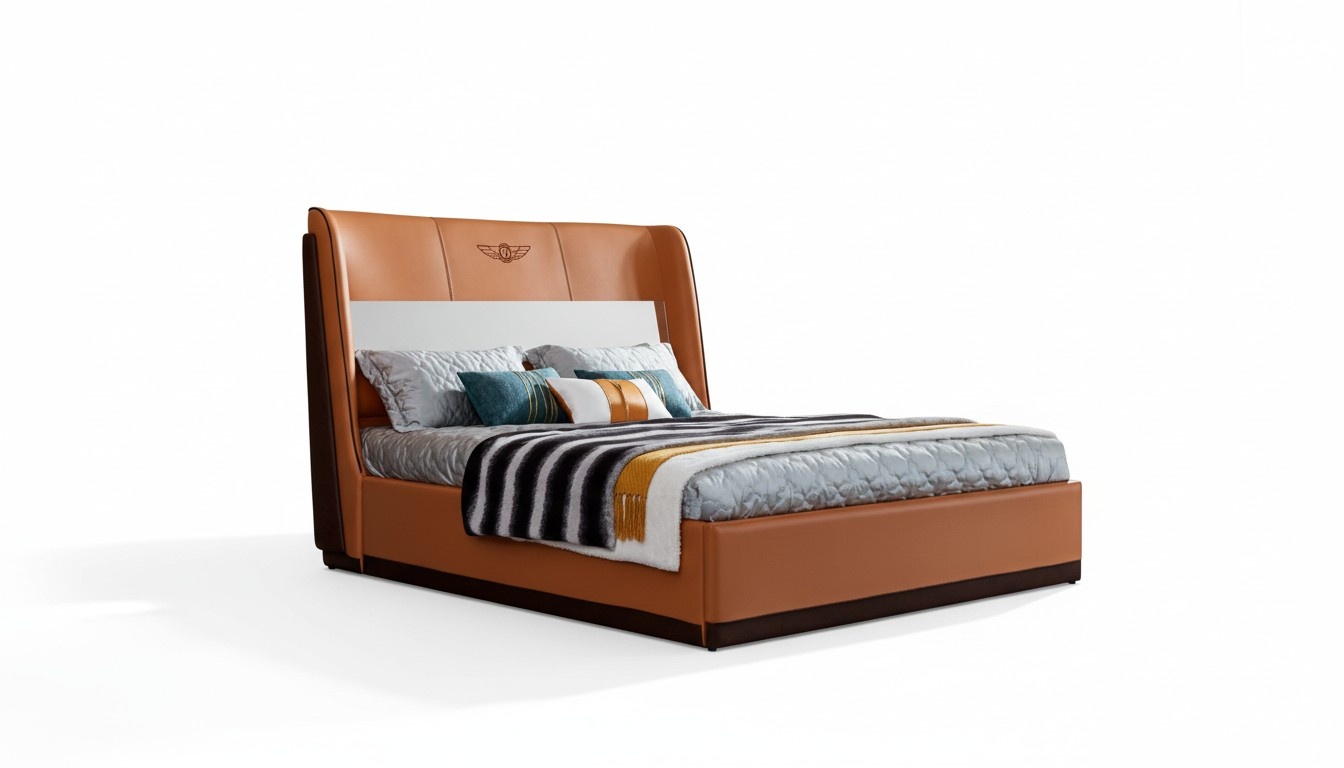 Bett Orange Schlafzimmer Neu Kreative Modern Design Möbel Holz Luxus Betten