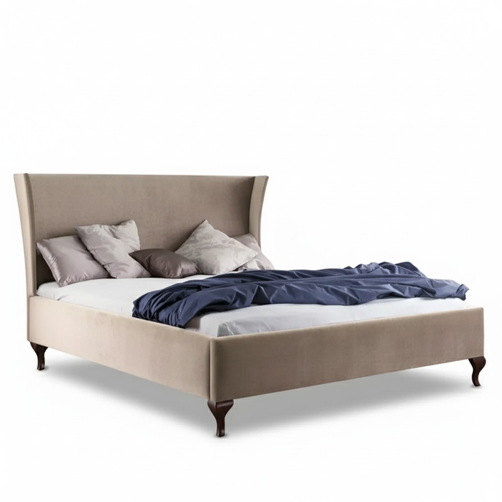 Bett Polster Design Luxus Doppel Hotel Betten Barock Holz Möbel