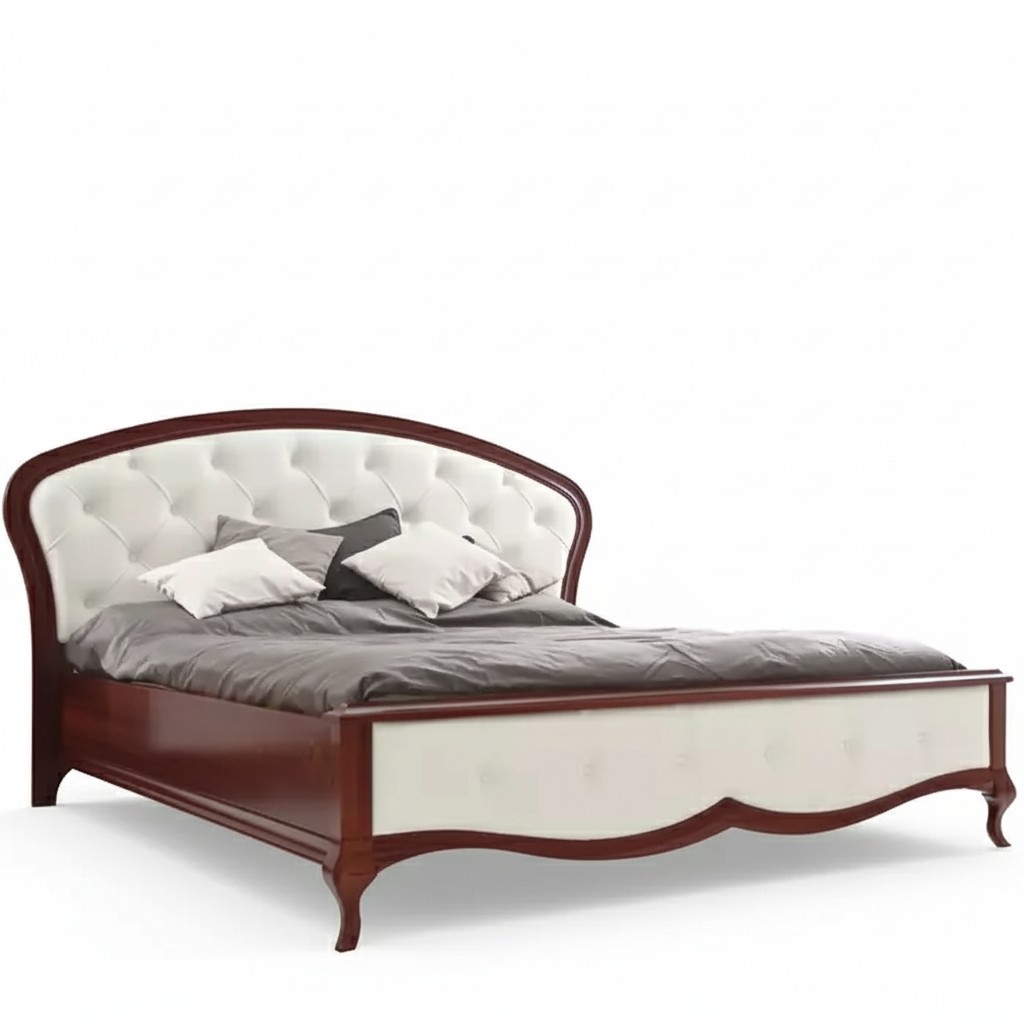 Bett Polster Design Luxus Doppel Hotel Betten Barock Holz Möbel