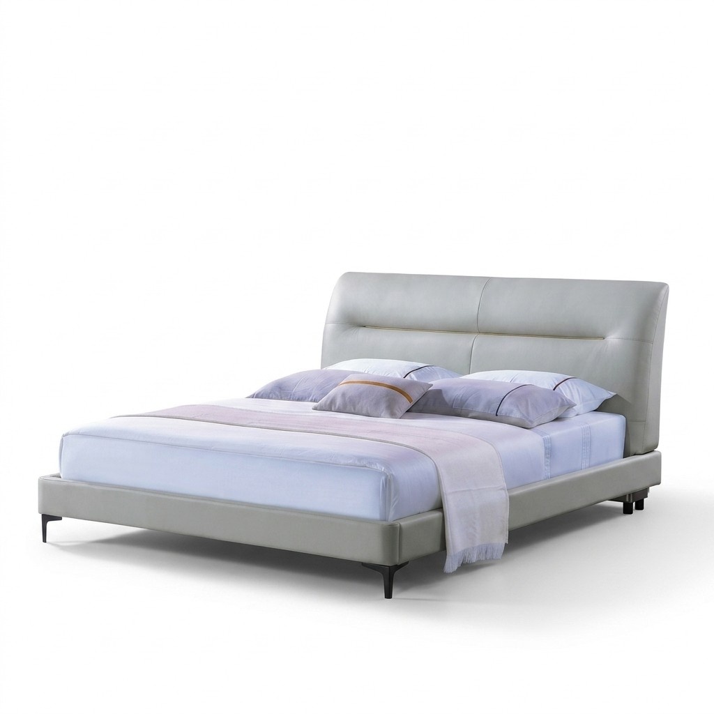 Bett Polster Design Luxus Doppel Hotel Betten Schlaf Zimmer Leder Luxus