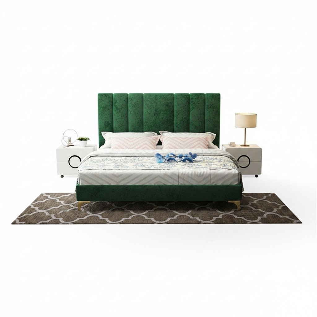 Bett Polster Design Luxus Doppel Hotel Betten Ehe Schlaf Zimmer Leder