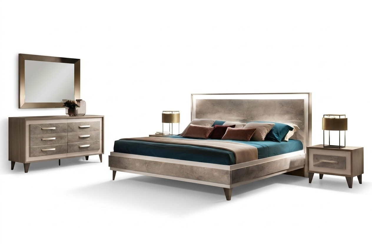 Bett Polster Design Luxus Doppel Hotel Betten Ehe Schlaf Zimmer