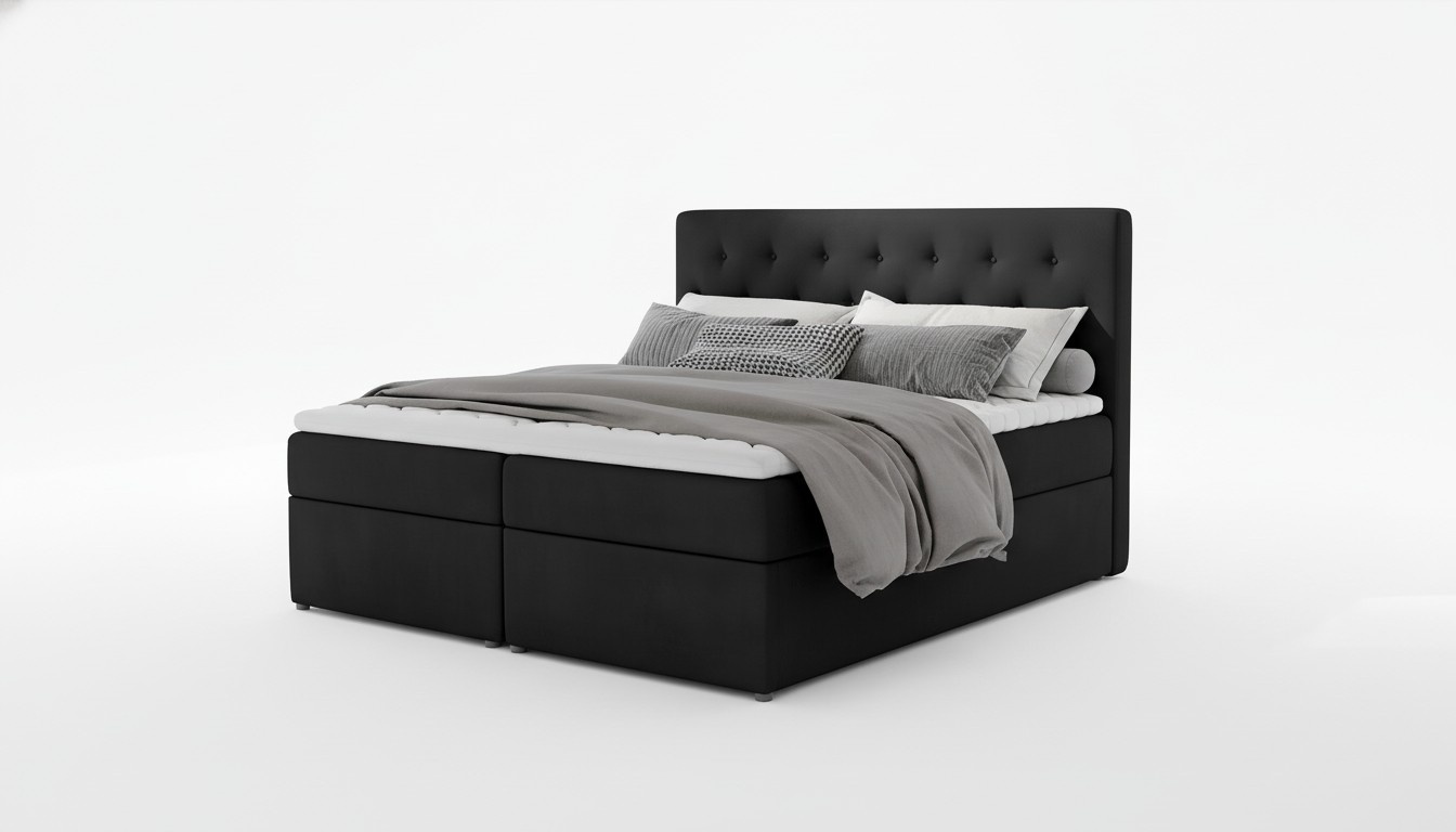 Bett Polster Design Luxus Hotel Betten Ehe 180x200cm Schlaf Zimmer Stoff