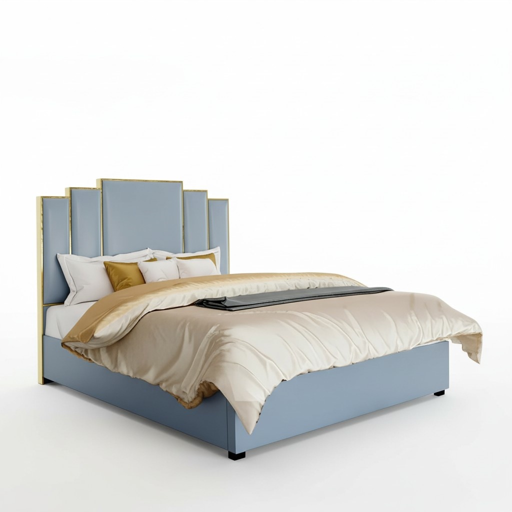 Bett Polster Design Luxus Hotel Betten Ehe 180x200cm Schlaf Zimmer Leder