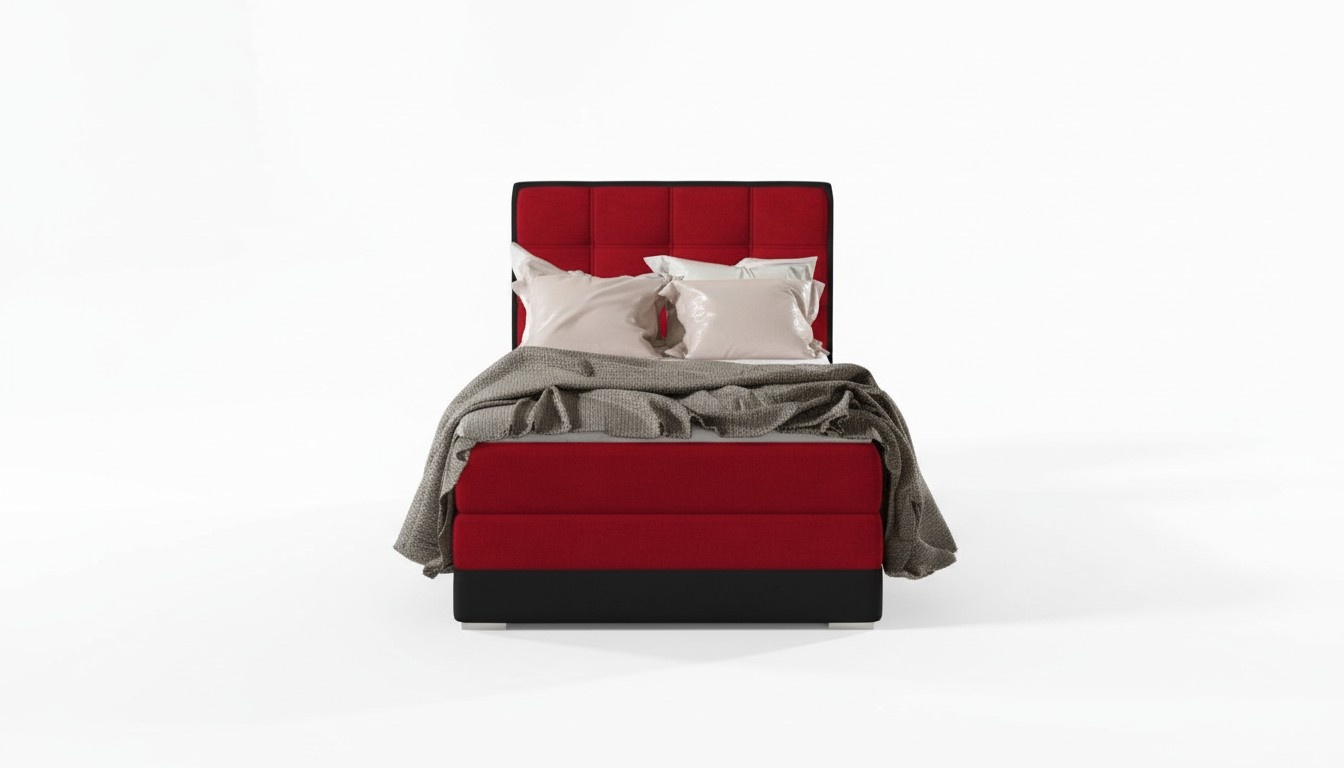 Bett Polster Design Luxus Hotel Betten 90x200cm Schlaf Zimmer Boxspring Single