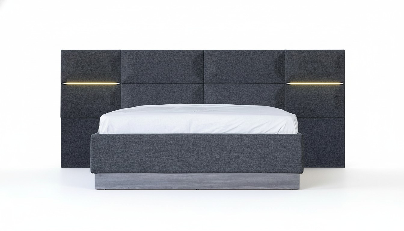 Bett Polster Design Material Holz Doppel Hotel Betten JV Möbel Neu Modernes