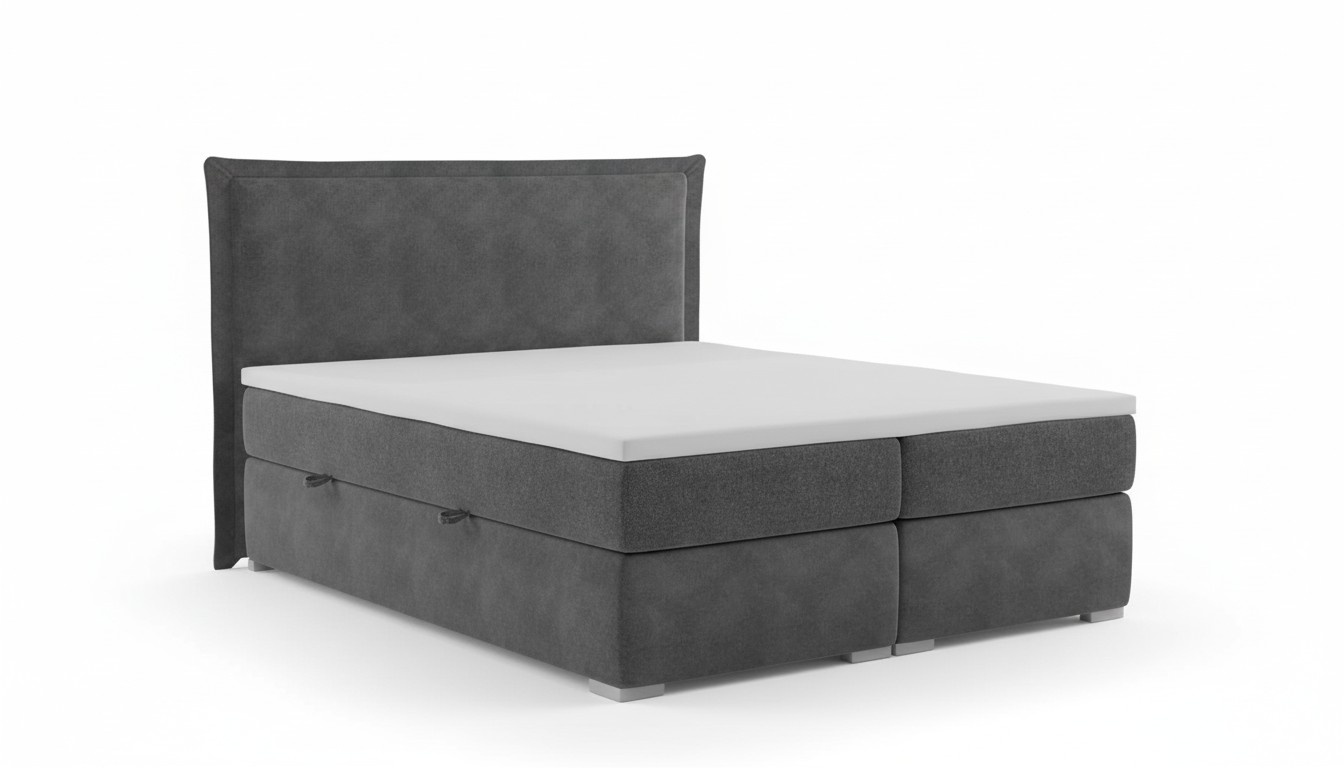 Bett Schlafzimmer Doppelbett Luxus Modern Möbel Designer Polster Boxspringbett