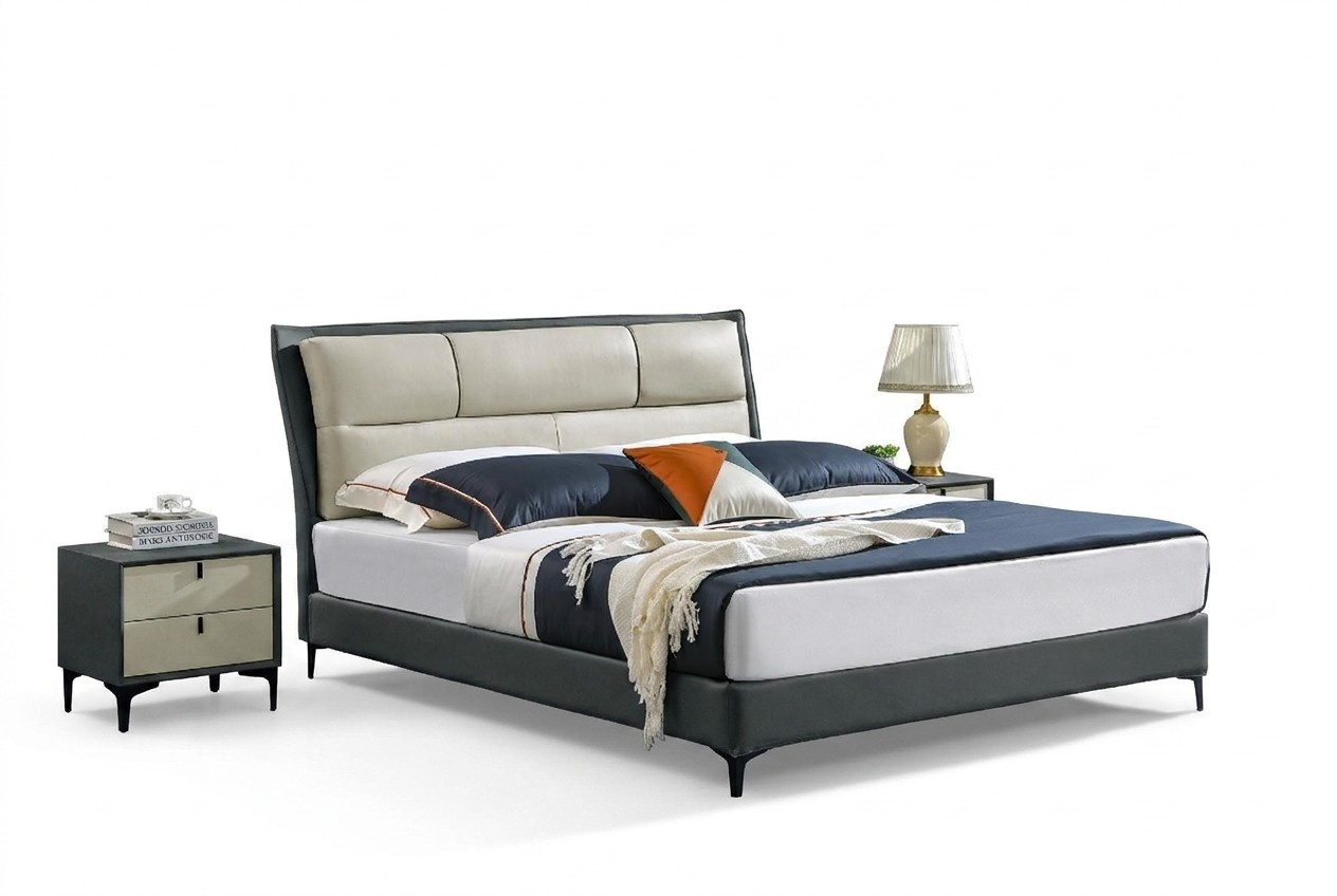 Bett Schlafzimmer Sets Designer Luxus Betten Komplettes Set 2x Nachttisch