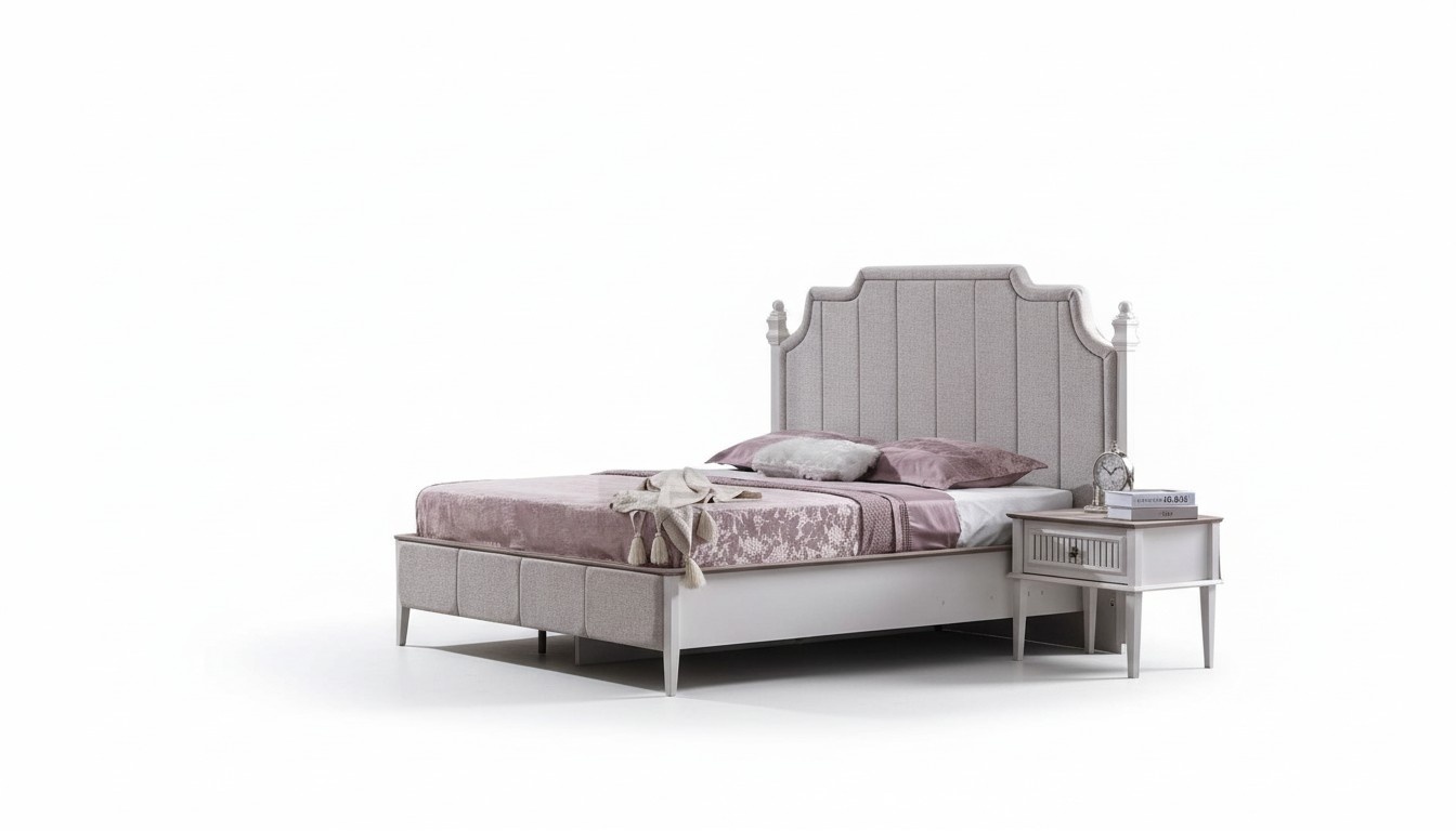 Bett Schminktisch Einrichtung Schlafzimmermöbel Set Spiegel Möbel Nachttische