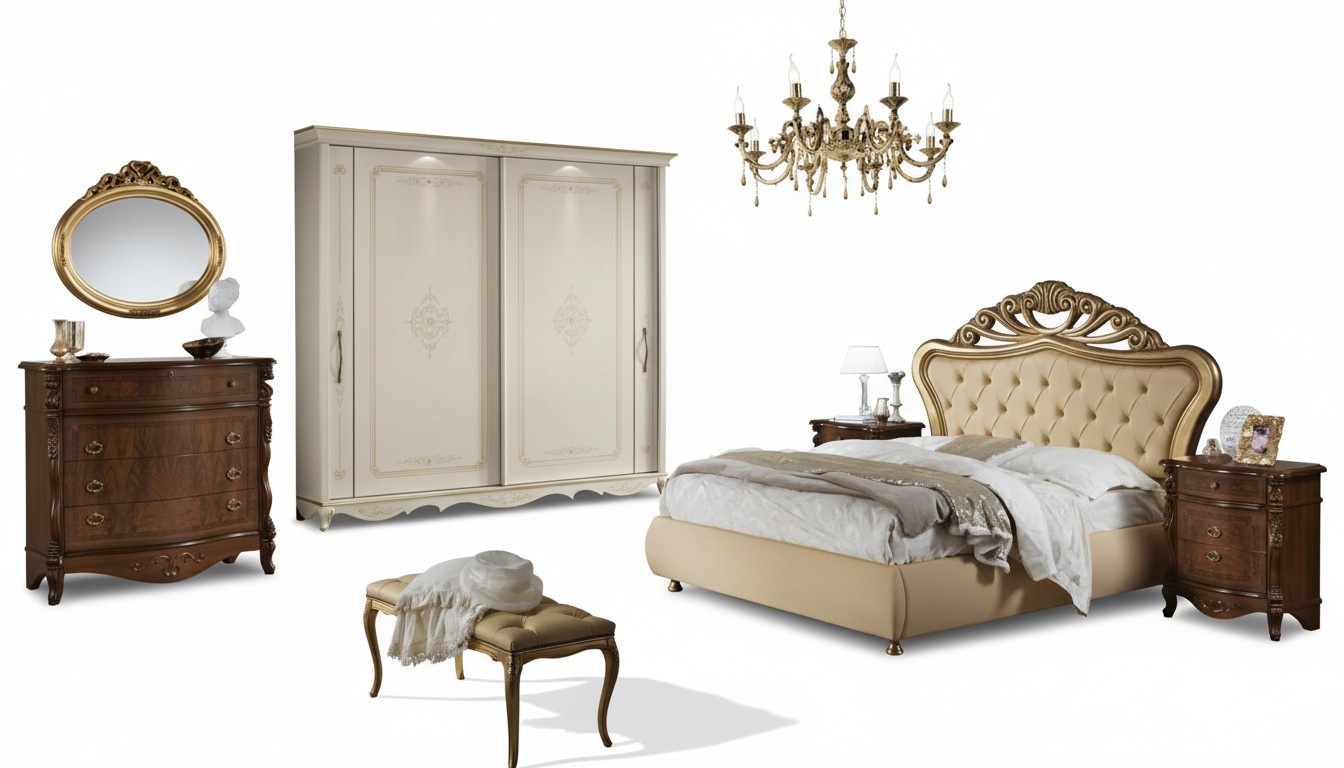 Bett Schrank Schublade Schlafzimmermöbel Nachttisch mit Schubladen Kommode Neu